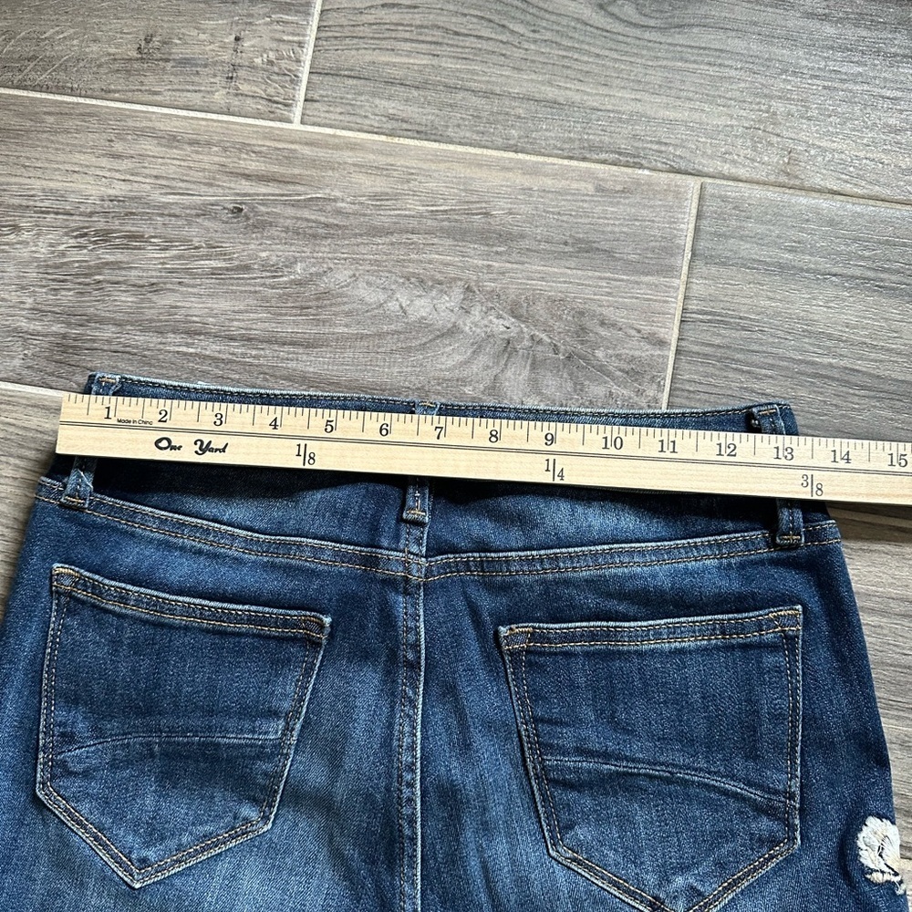 DRIFTWOOD Blue Skinny Jeans with Elegant Detailing - Picture 4 of 14